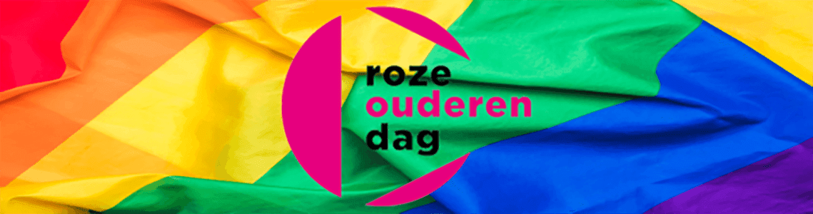 Rozeouderedagregenboogvlag